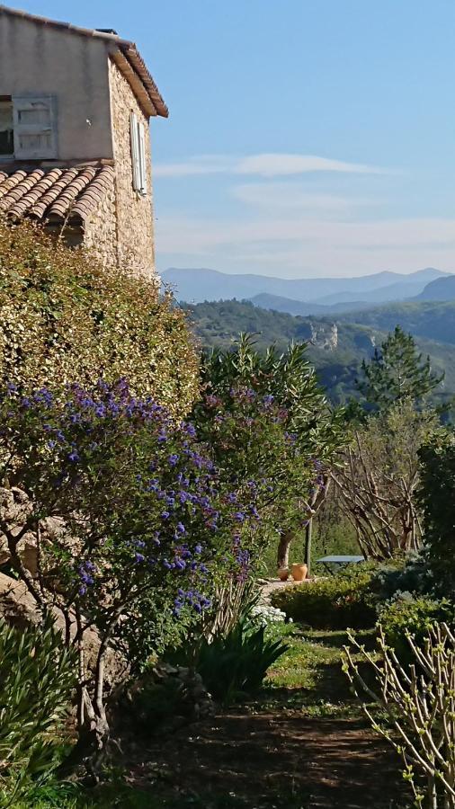 Gite En Cevennes Du Sud, Bergerie Restauree Au Rez De Jardin D'Une Bastide Avec Piscine, Vue Exceptionnelle, Authenticite Et Confort Saint-Laurent-le-Minier エクステリア 写真