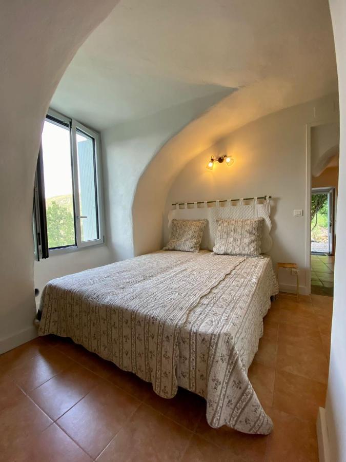 Gite En Cevennes Du Sud, Bergerie Restauree Au Rez De Jardin D'Une Bastide Avec Piscine, Vue Exceptionnelle, Authenticite Et Confort Saint-Laurent-le-Minier エクステリア 写真